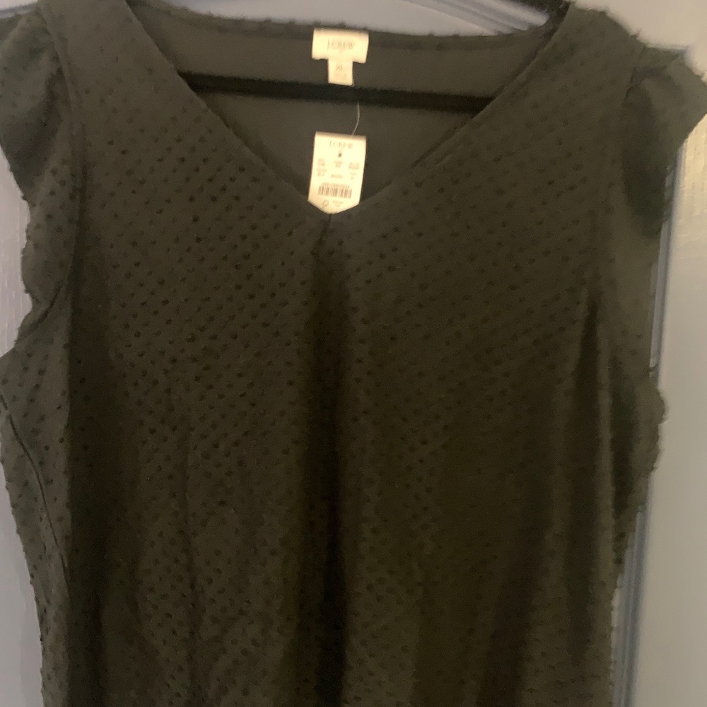 J. Crew flutter sleeve top